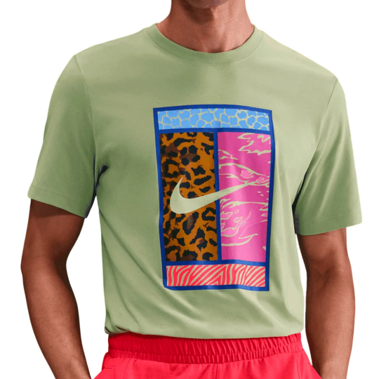 Футболка мужская Dri-FIT Court T-Shirt - Olive Aura 1