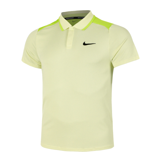 Поло мужское Nike Court Advantage Polo - Life Lime/Cyber/Black 1