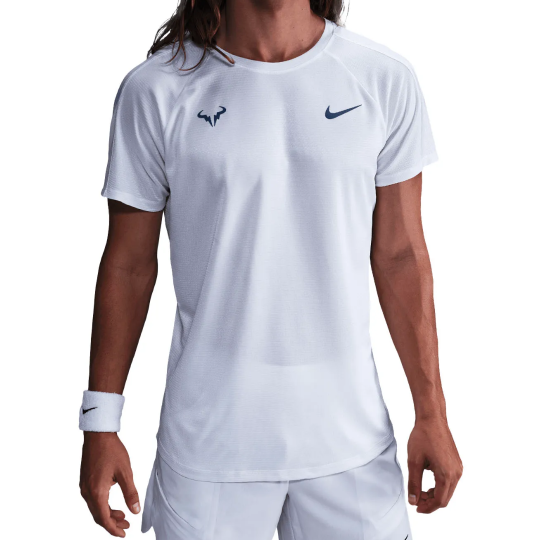 Футболка мужская Nike RAFA Challenger Crew - White/Diffused Blue 1