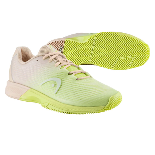 Кроссовки женские Head Revolt Pro 4.0 Clay - Macadamia/Lime 3