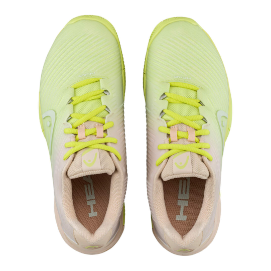 Кроссовки женские Head Revolt Pro 4.0 Clay - Macadamia/Lime 4