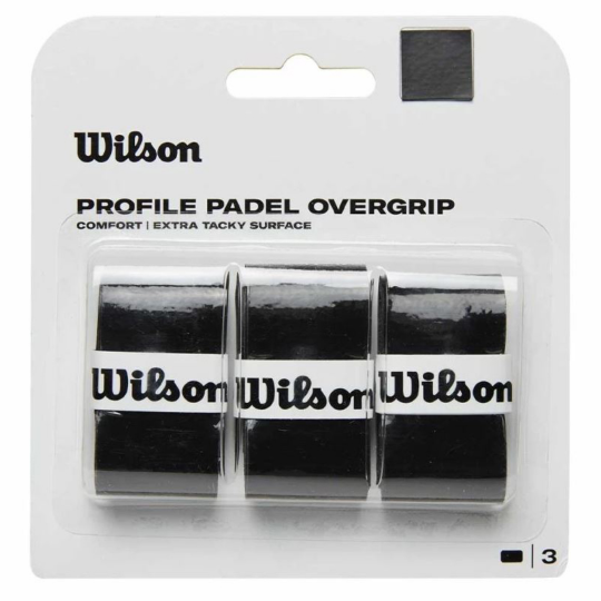Овергрип Wilson Profile Padel 3pk - Black 1