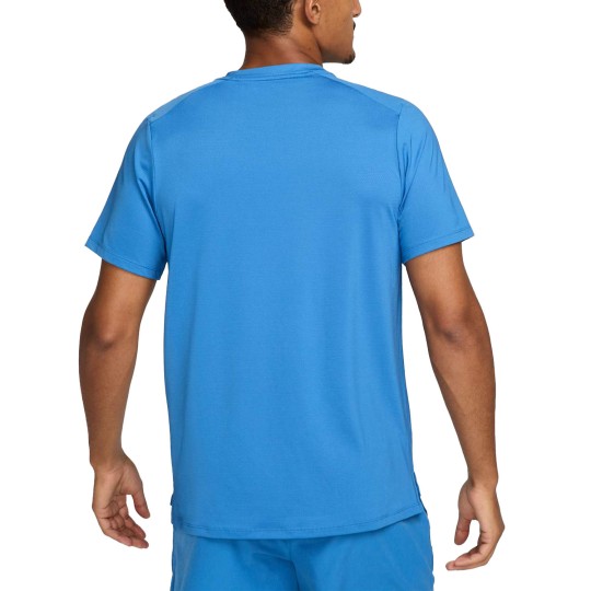 Футболка мужская Nike Court Advantage Top - Star Blue/White 2