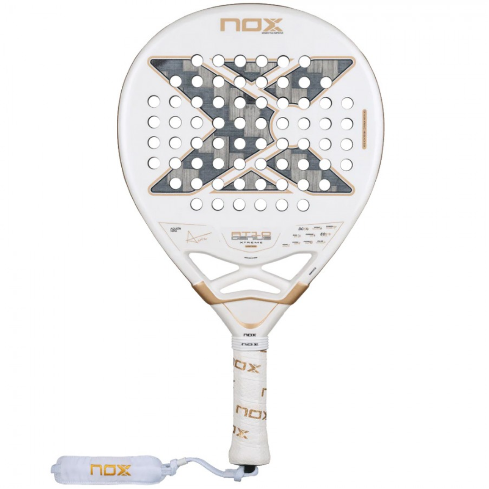 Ракетка для падела Nox AT10 Genius 12K Alum Xtrem by Agustín Tapia