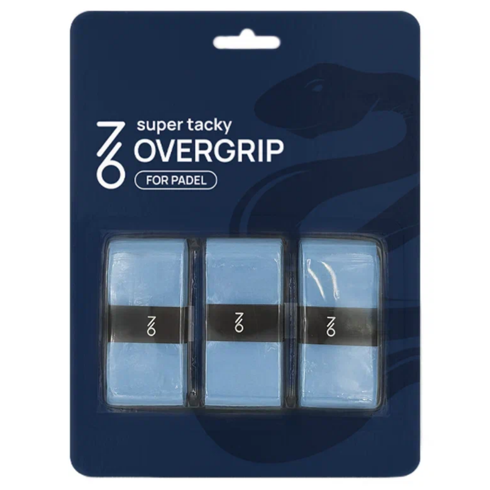Овергрип 7/6 Padel Super Tacky - Light Blue 3 pk