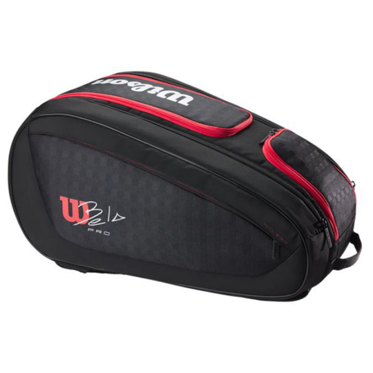 Сумка для падел Wilson Bela Super Tour - Black/Red 1