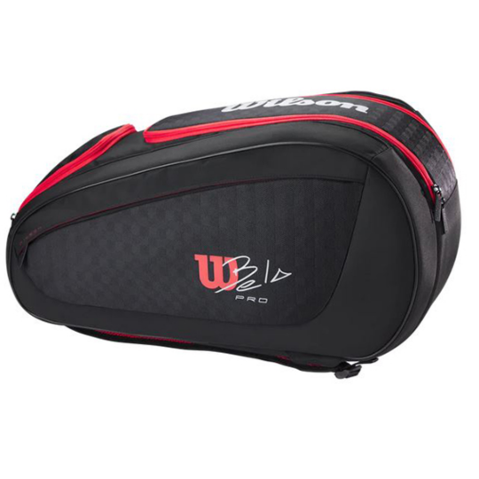 Сумка для падел Wilson Bela Super Tour - Black/Red 2
