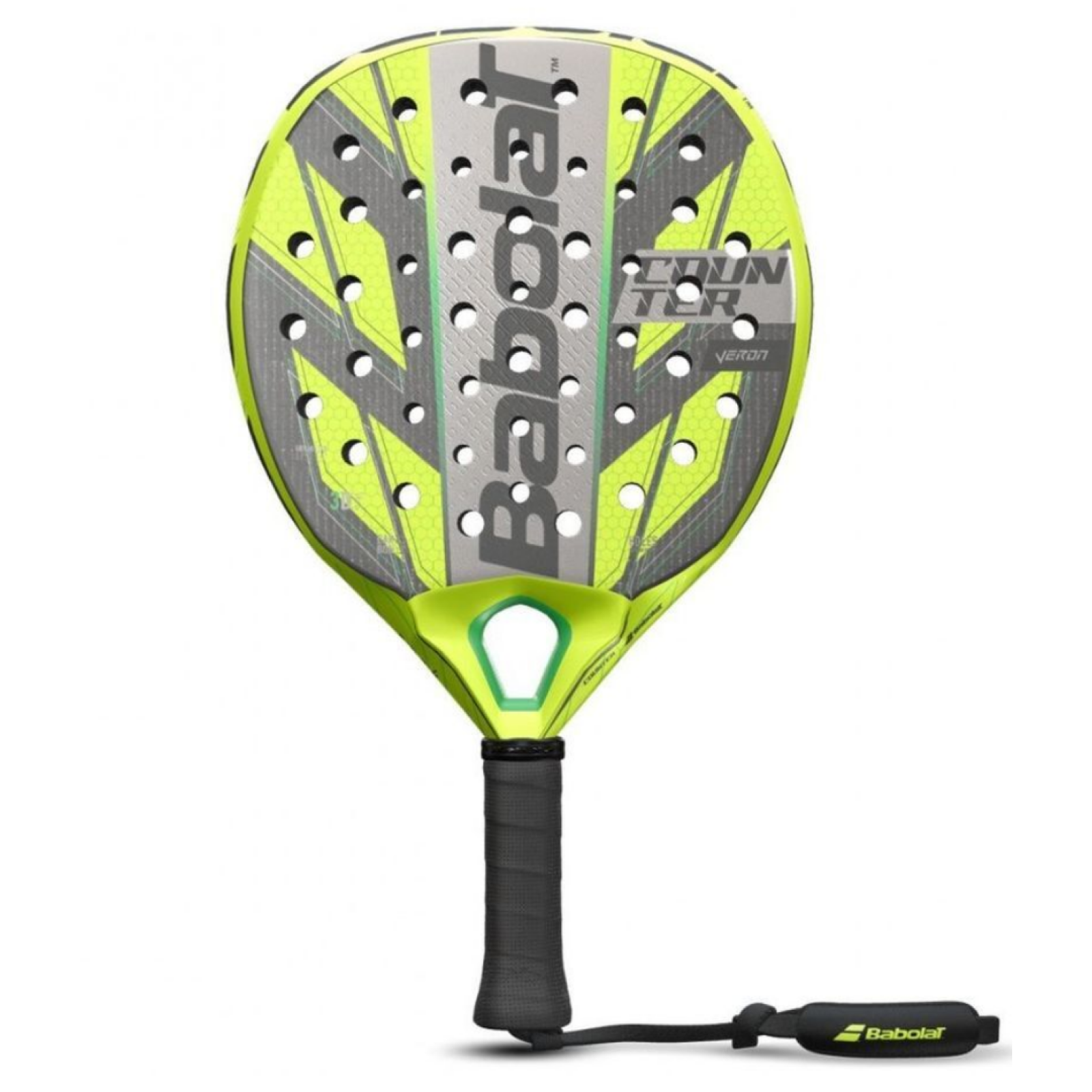 Ракетка для падела Babolat Counter Veron - Yellow/Black