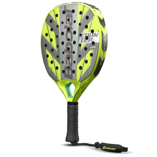 Ракетка для падела Babolat Counter Veron - Yellow/Black 2