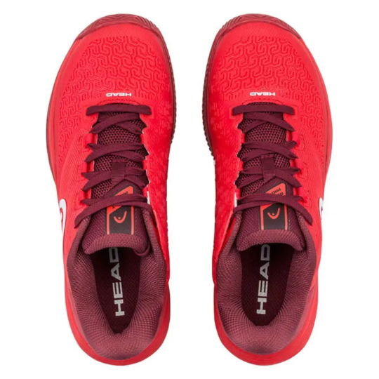 Кроссовки детские Head Revolt Pro 5.0 Clay - Red/Dark Red 3