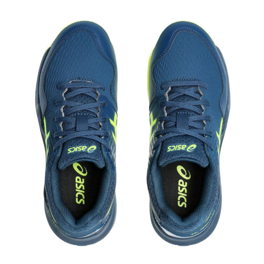 Кроссовки детские Asics Gel-Resolution 9 GS Clay - Mako Blue/Safety Yellow 4