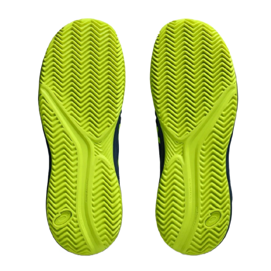 Кроссовки детские Asics Gel-Resolution 9 GS Clay - Mako Blue/Safety Yellow 5