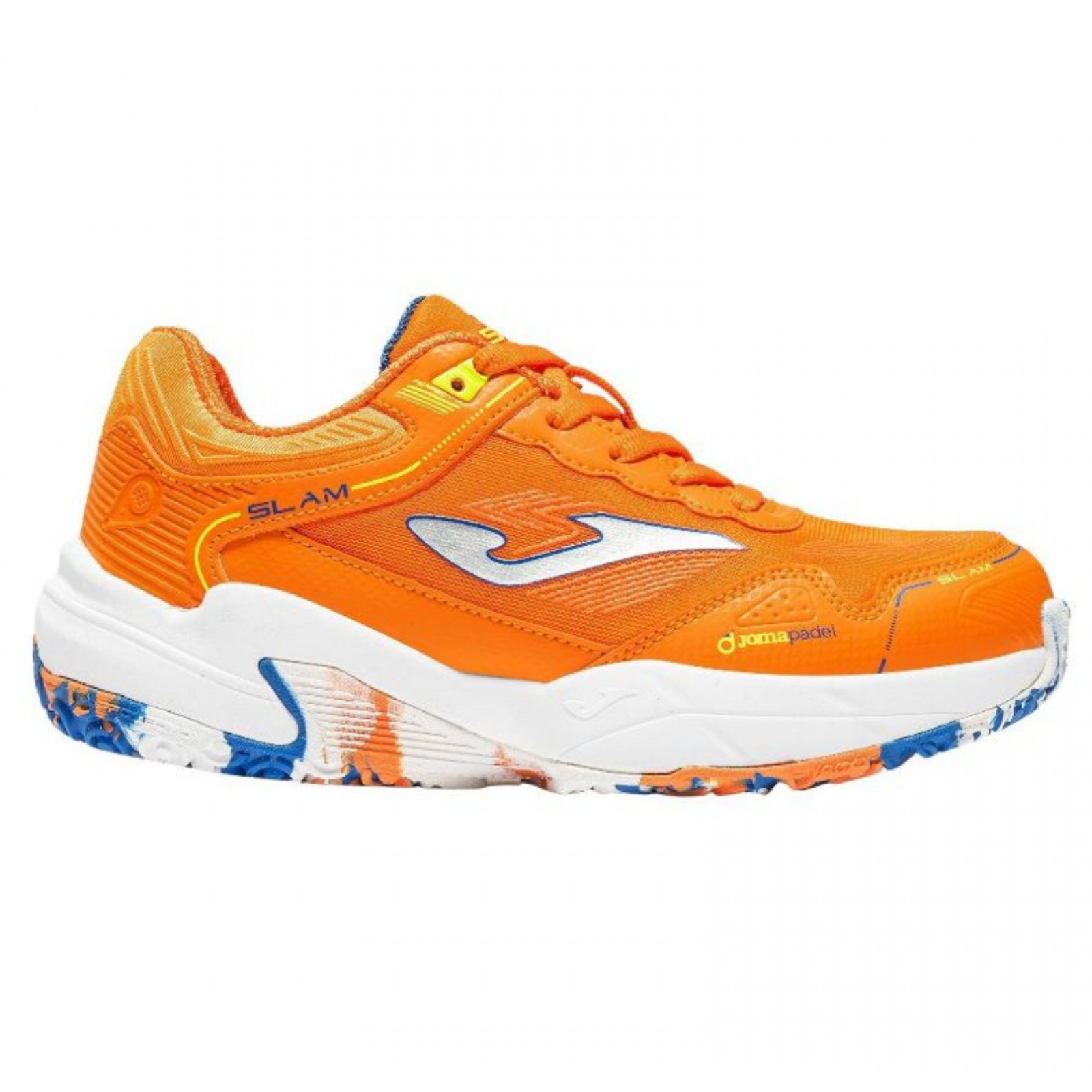 Кроссовки детские Joma Slam Padel Junior - Orange/White