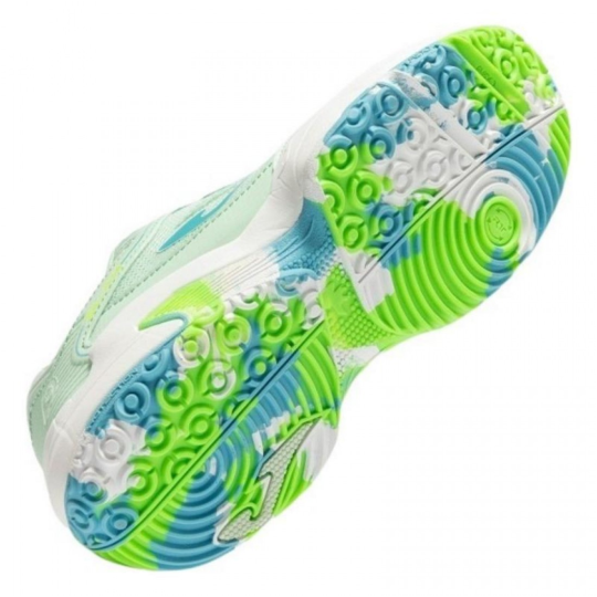 Кроссовки детские Joma Slam Padel Junior - Turquose/White 2