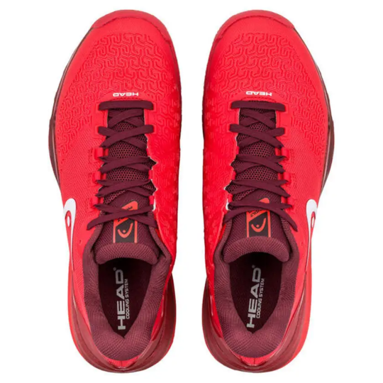 Кроссовки мужские Head Revolt Pro 5.0 - Red/Dark Red 3