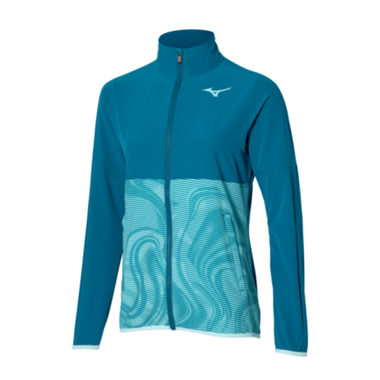 Спортивная кофта мужская Mizuno Charged Printed Jacket - Moroccan