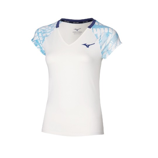 Футболка женская Mizuno Mugen Printed Tee - White