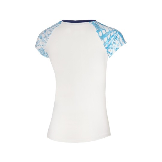 Футболка женская Mizuno Mugen Printed Tee - White 2