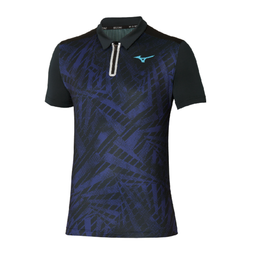 Поло мужское Mizuno Mugen Shadow Polo - Black