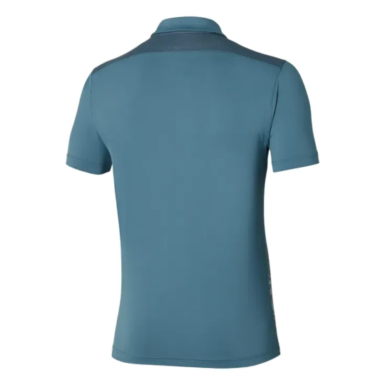 Поло мужское Mizuno Mugen Shadow Polo - Blue Mirage 2