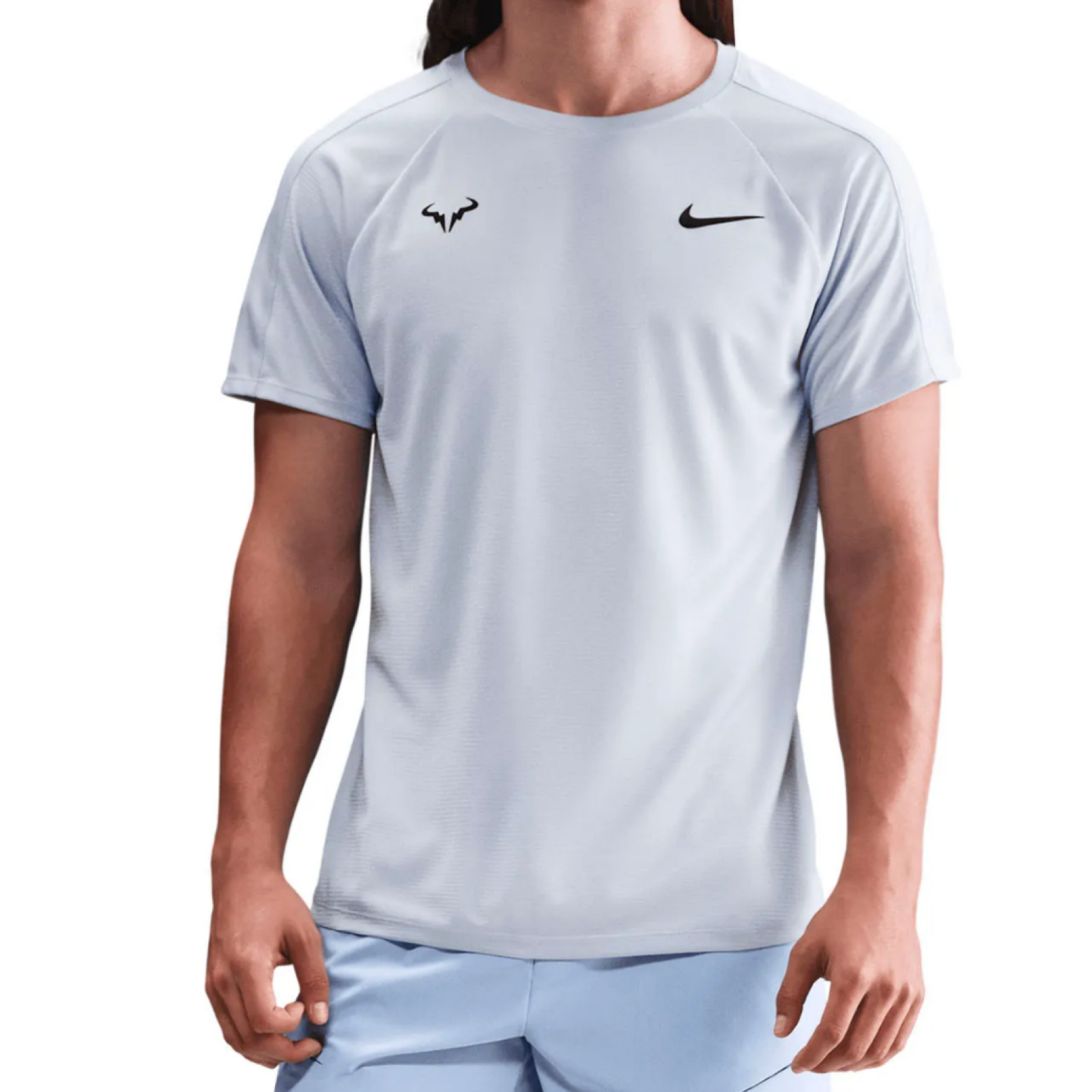 Футболка мужская Nike RAFA Challenger Crew - Ghost/Black