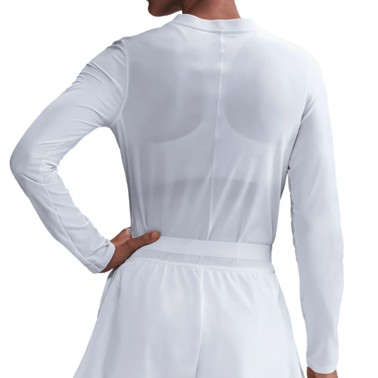 Лонгслив женский Nike Court Advantage - White 2