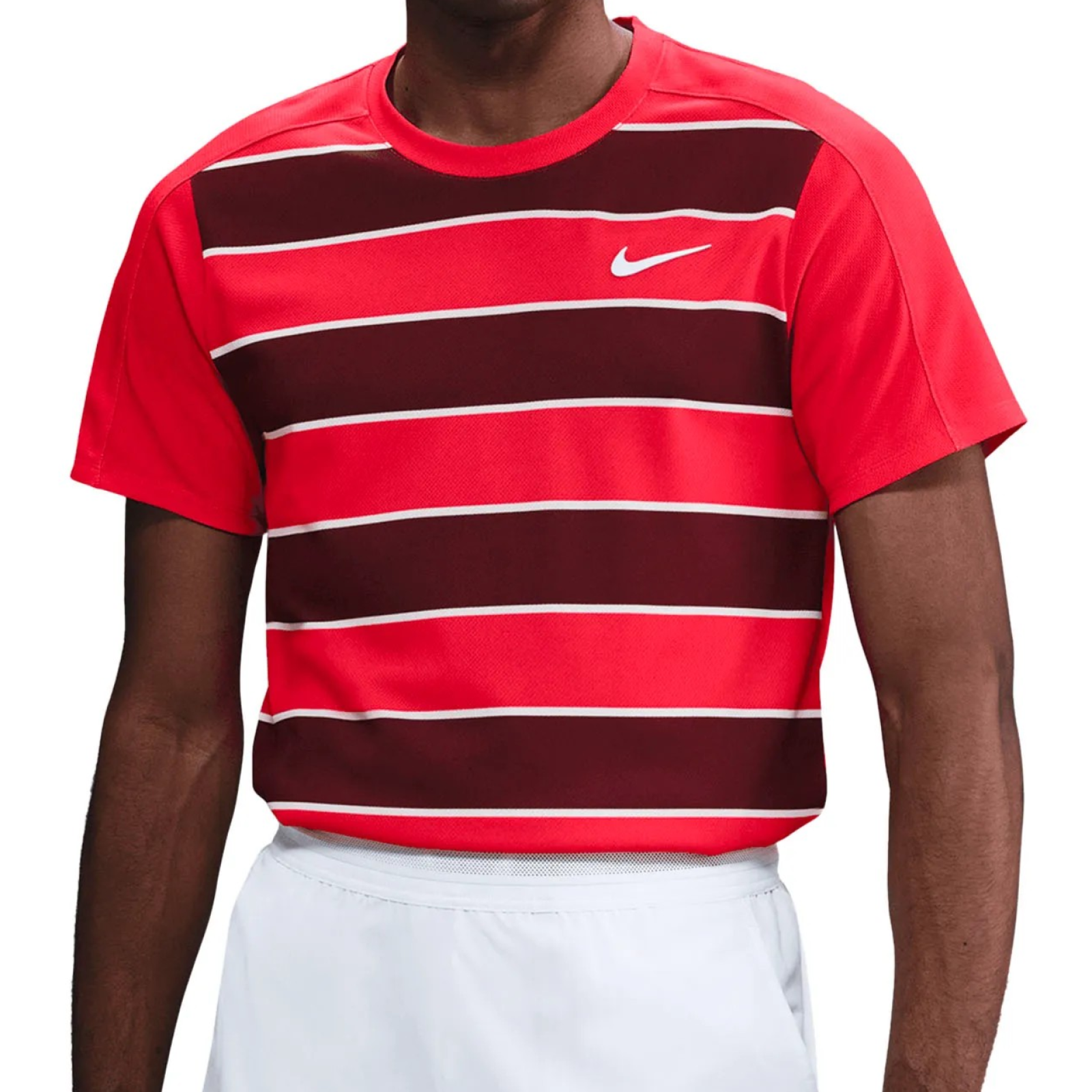 Футболка мужская Nike Court Slam Maglietta - Light Crimson/White