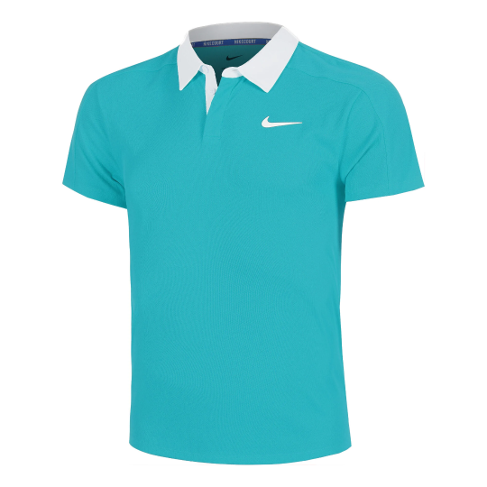 Поло мужское Nike Court Slam Polo - Dusty Cactus/White