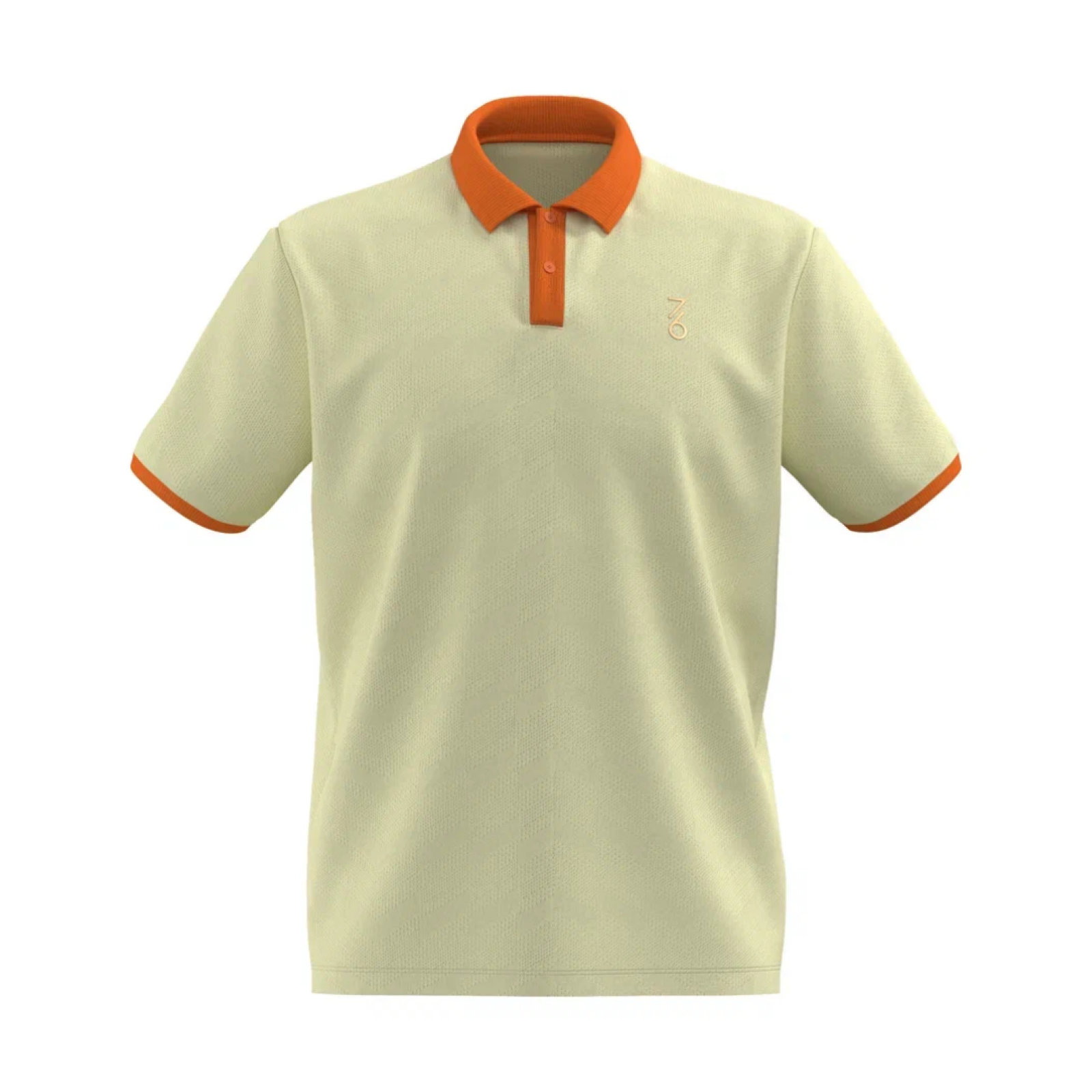 Поло мужское 7/6 Andy Polo - Cream/Orange