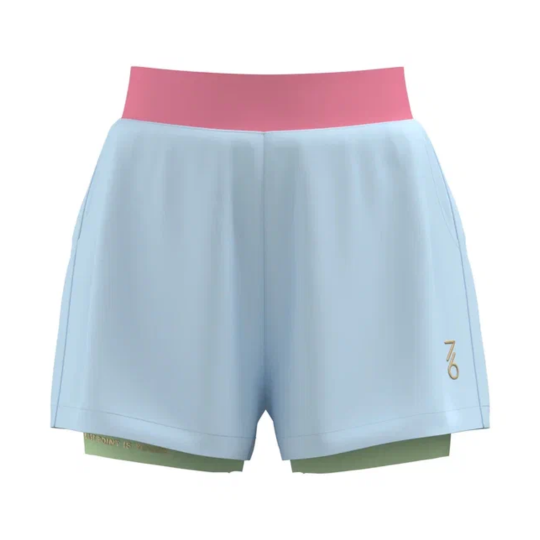 Шорты для девочек 7/6 Poly Shorts - Light Blue/Light Green