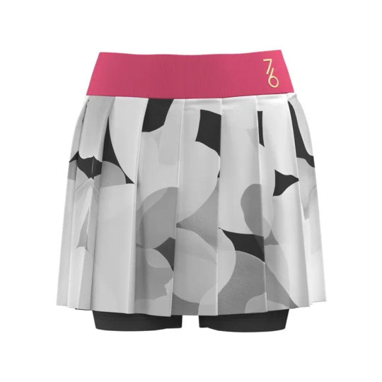Юбка женская 7/6 Nata Skirt - Grey Blossom/Pink