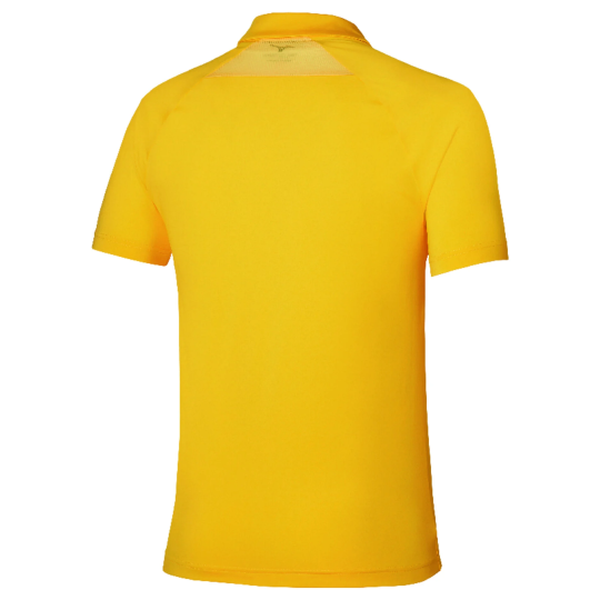 Поло мужское Mizuno Frontier Shadow Polo - Cyber Yellow 2