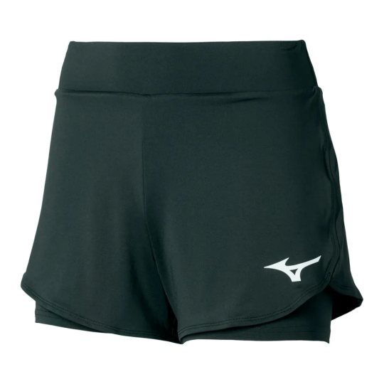Шорты женские Mizuno Flex Graphic 3" Short - Black