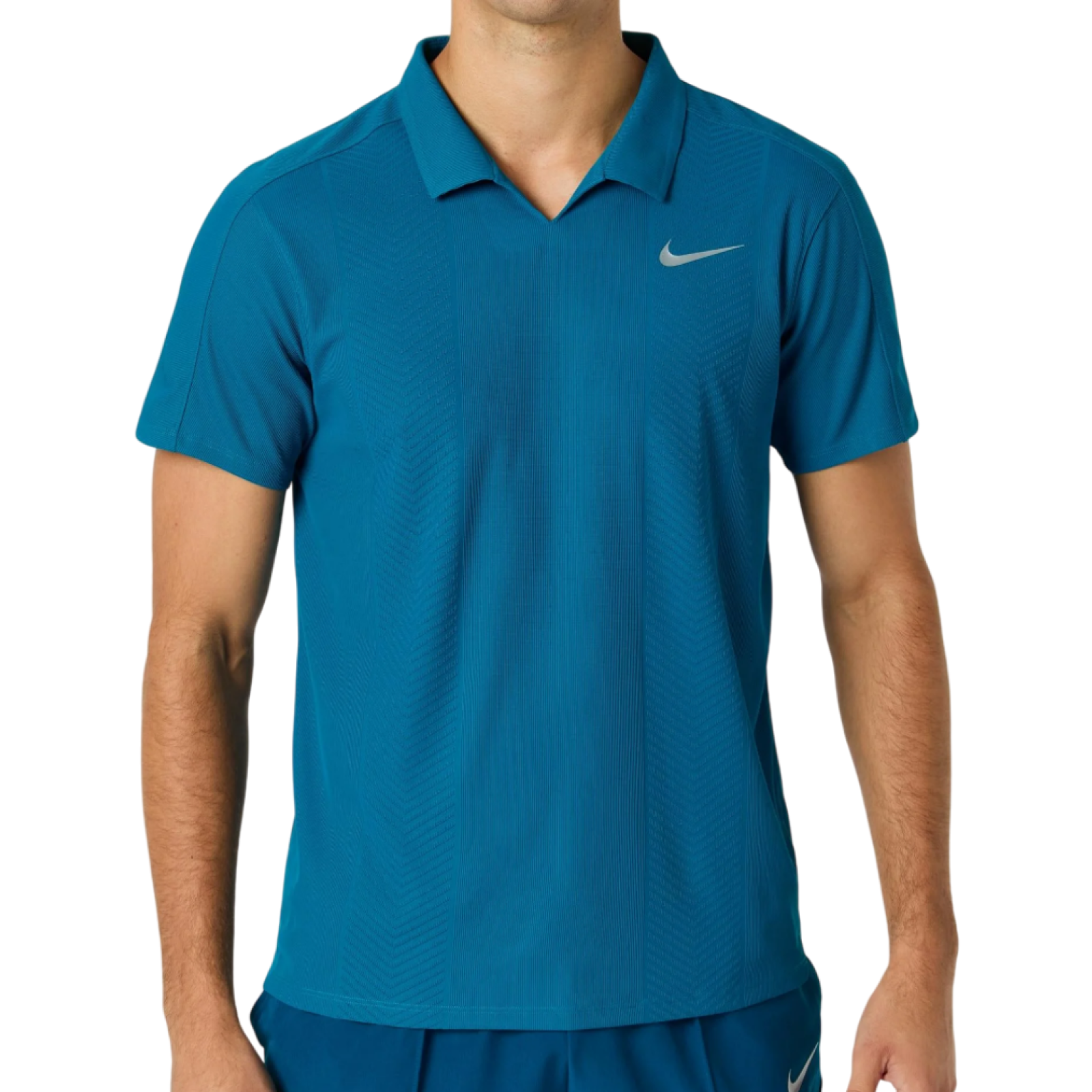 Поло мужское Nike Advantage Slam Polo - Green Abyss