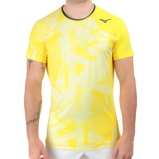 Футболка мужская Mizuno Daybreakers Graphic - Vibrant Yellow
