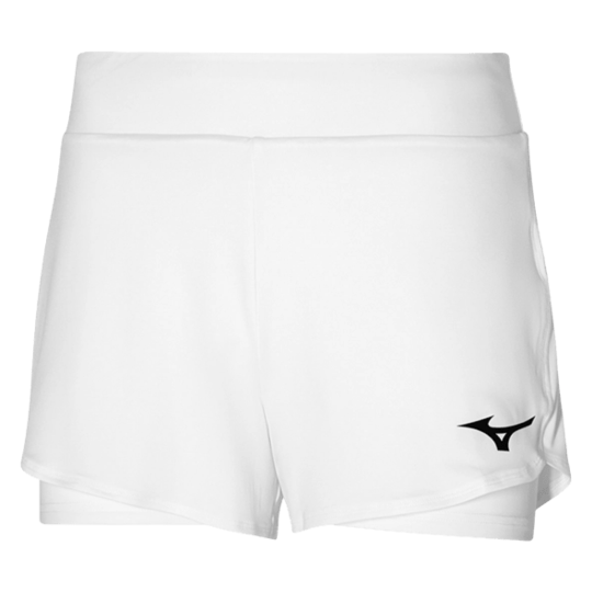 Шорты женские Mizuno Flex Graphic 3" Short - White