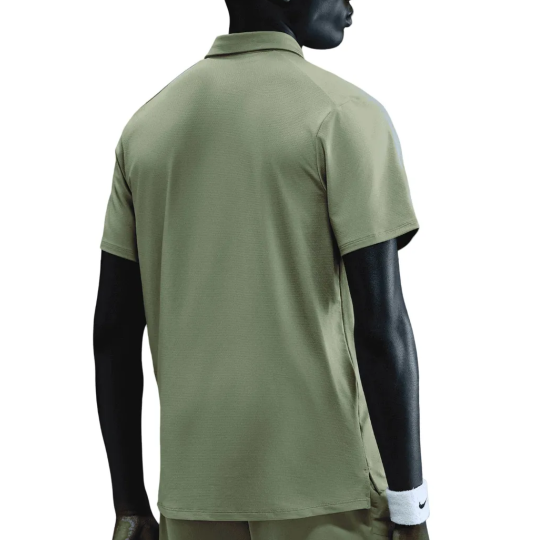 Поло мужское Nike Court Advantage Polo - Oil Green/White 2