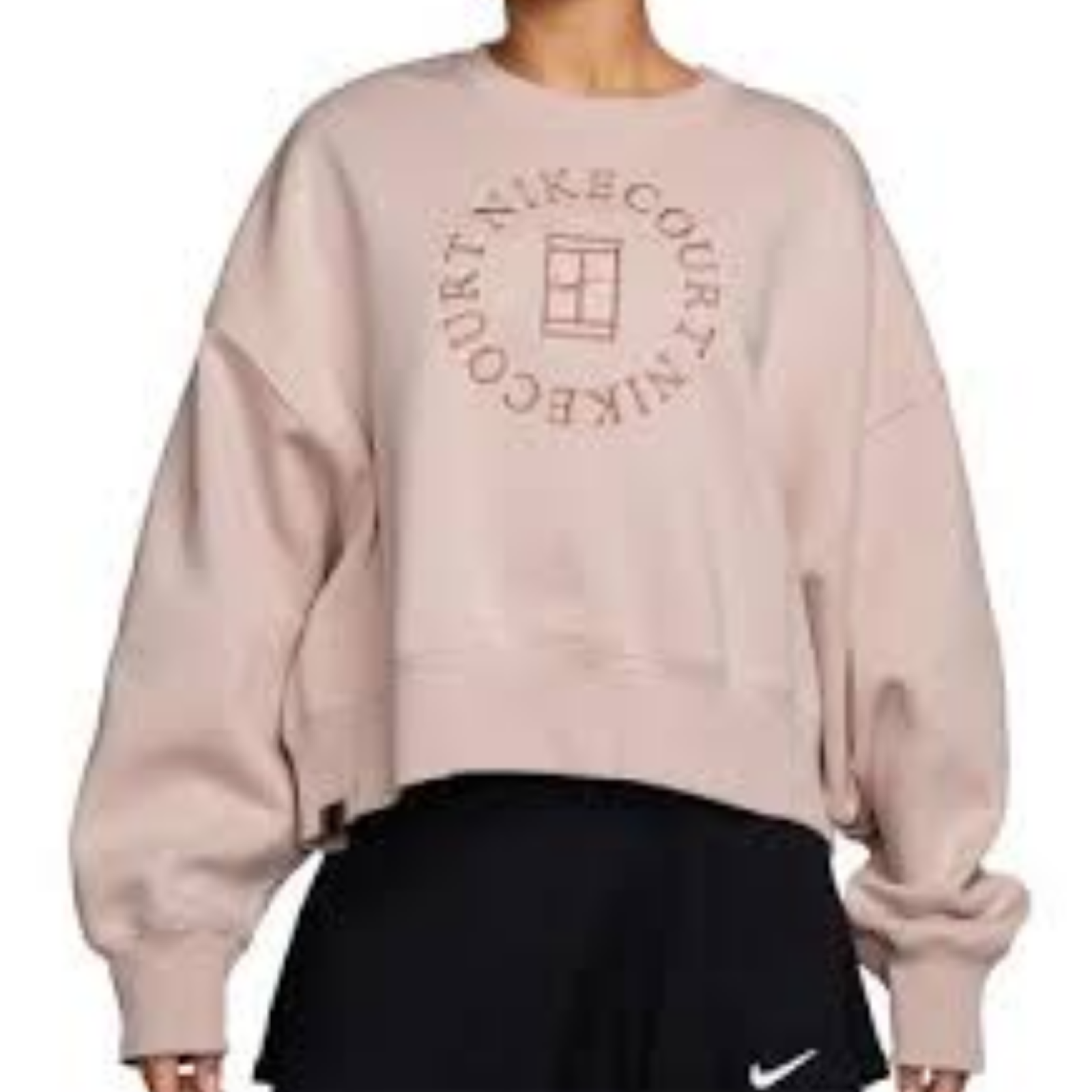 Толстовка женская Nike Court Phoenix Hoodie - Silt Red/Red Stardust