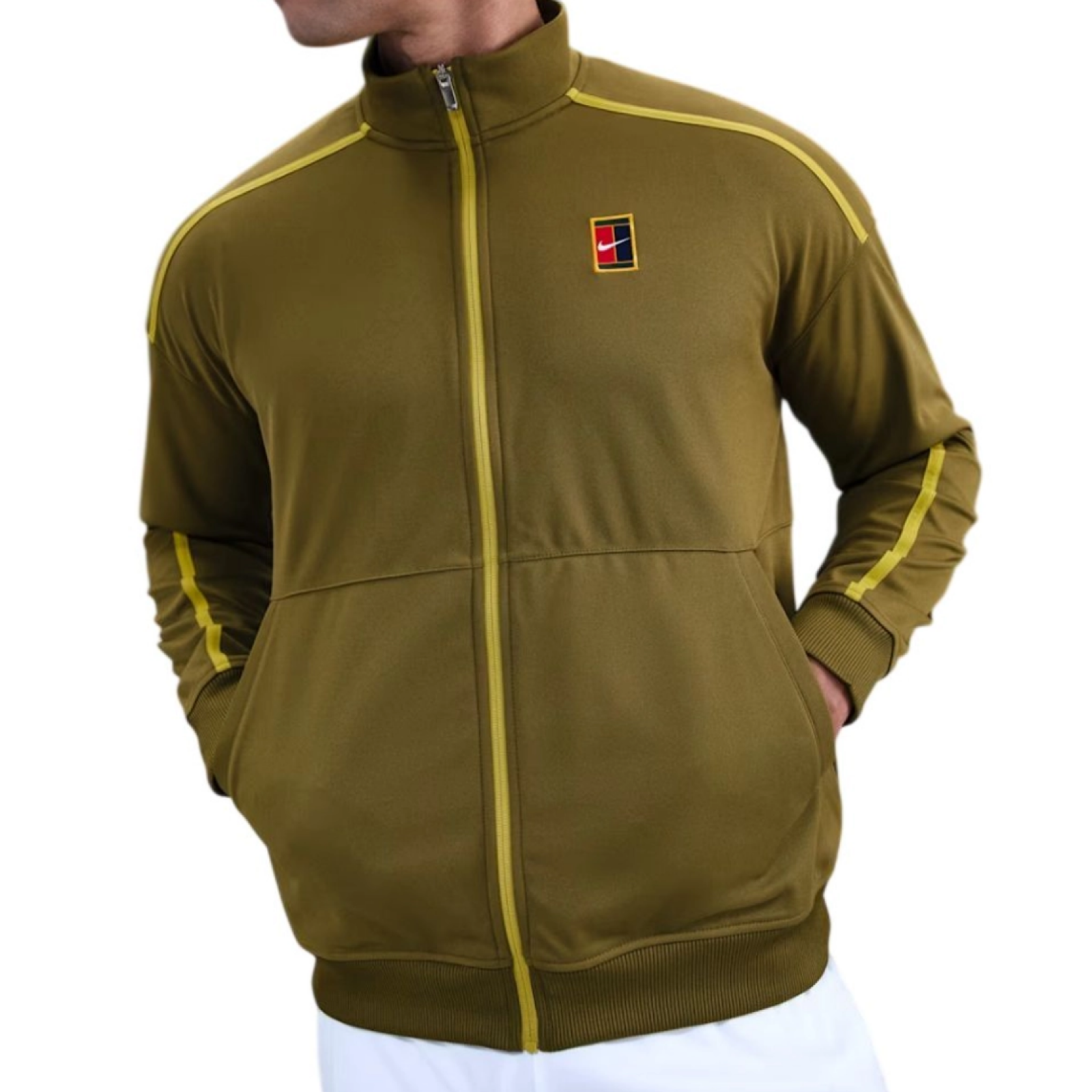 Толстовка мужская Nike Heritage - Olive Flak