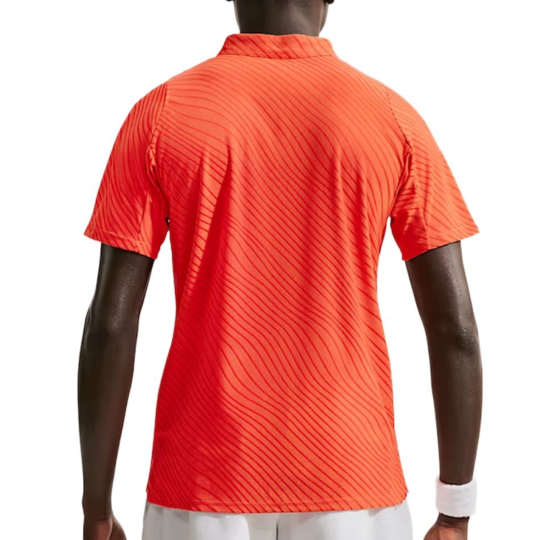 Поло мужское Nike Court Slam Tennis Polo - Turf Orange/White 2