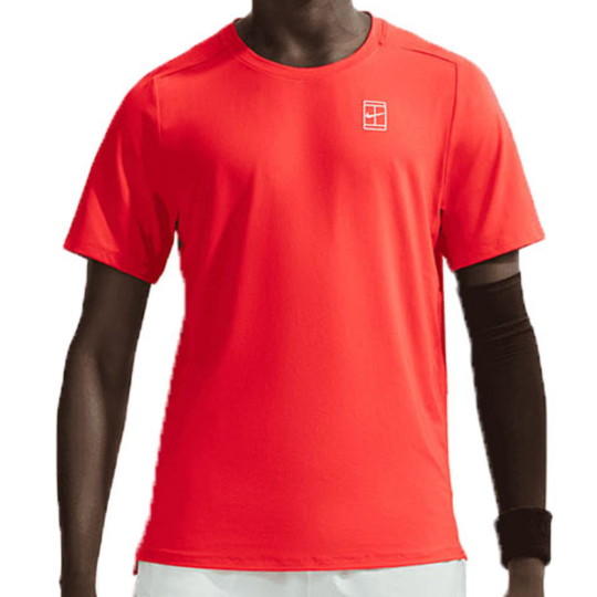 Футболка мужская Nike Court Advantage - Chile Red/White 1
