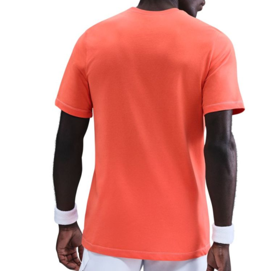 Футболка мужская Nike Court Dri-FIT - Turf Orange/Sail 2