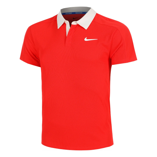 Поло мужское Nike Court Slam Polo - Light Crimson/White