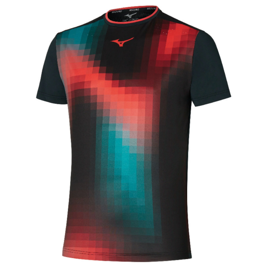 Футболка мужская Mizuno Frontier Shadow Graphic Tee - Black