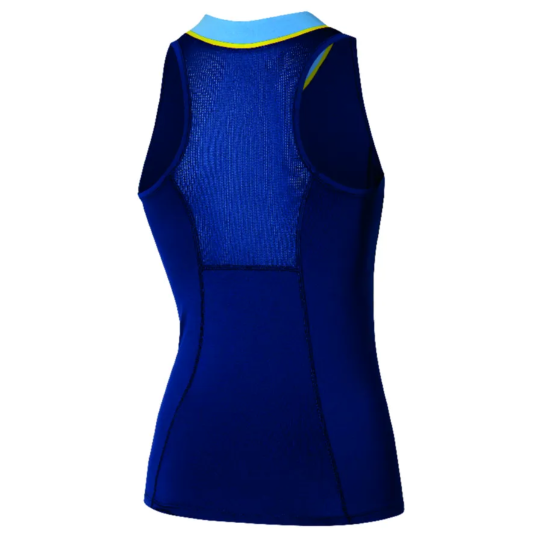 Майка женская Mizuno Frontier Tank - Bellwether Blue 2