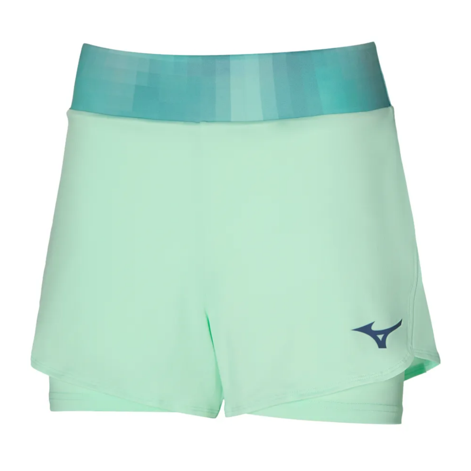 Шорты женские Mizuno Flex Graphic 3" Short - Bay
