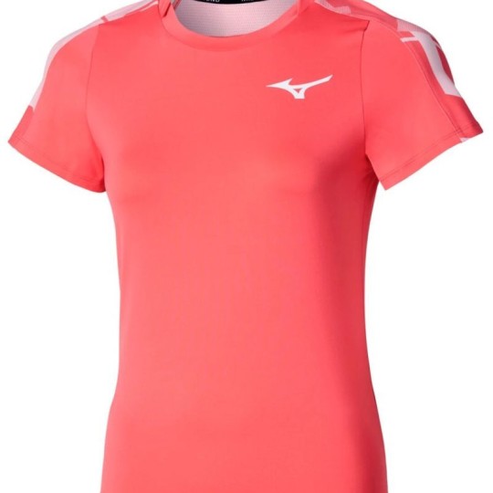 Футболка женская Mizuno Daybreakers Printed - Coral