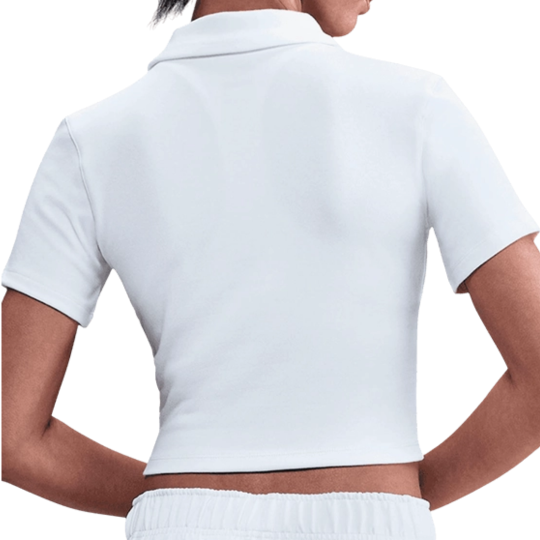 Поло женское Nike Heritage Polo - White 2