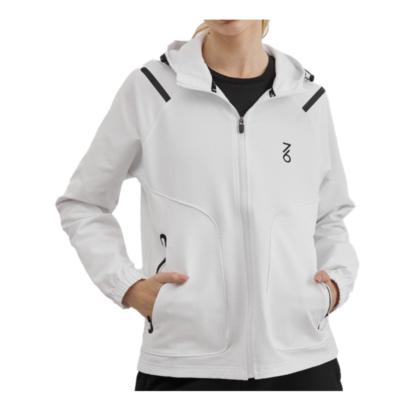 Ветровка женская 7/6 Woman Jacket - White/Black