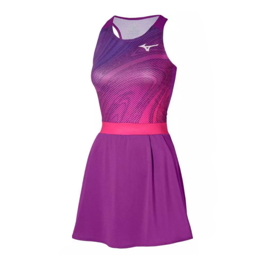 Платье женское Mizuno Charge Printed Dress - Purple Magic